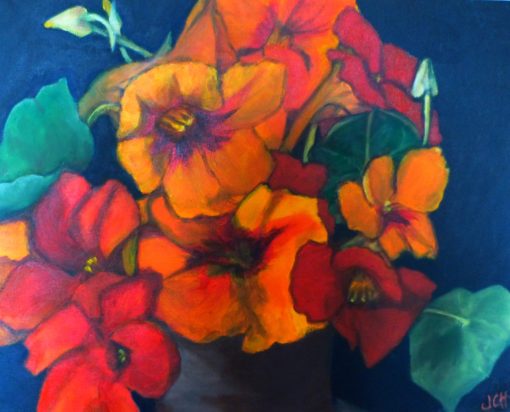 Pack of 3 Cards, Sunflower, Rose and Nasturtium - Image 3
