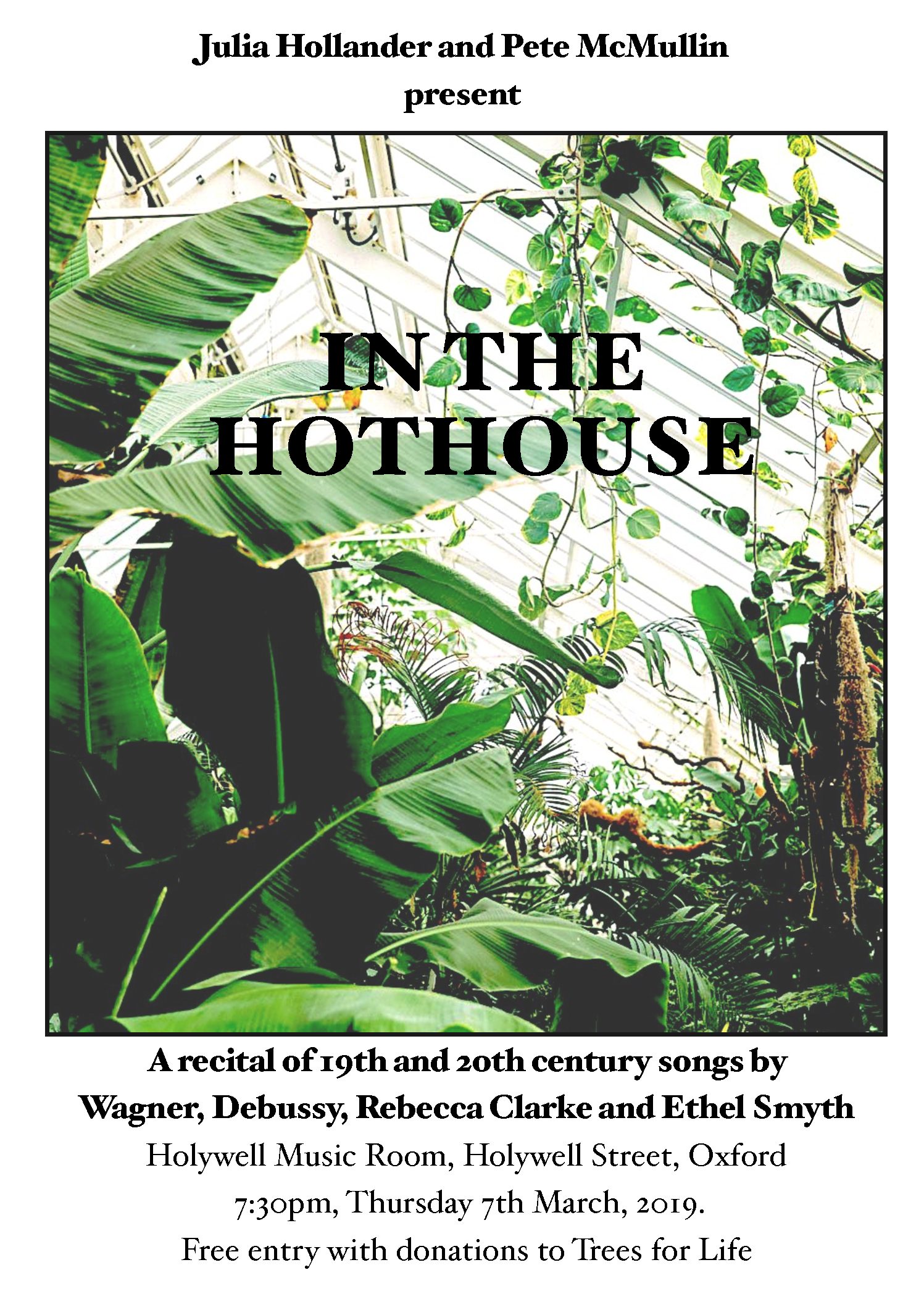 In the hothouse – concert march 7