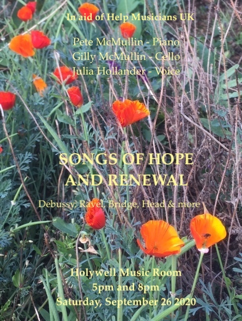 Songs of Hope and Renewal – Holywell, Oxford, Sept 26